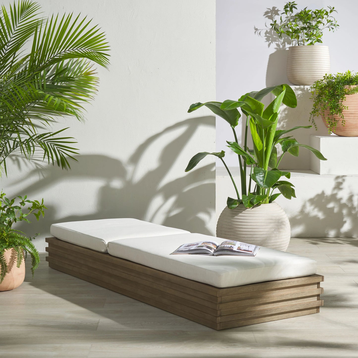 Barbados Eucalyptus Chaise Lounge