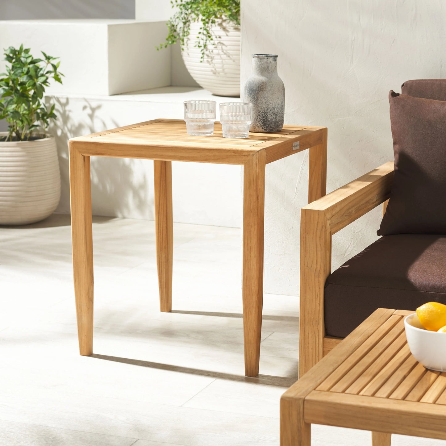 Samoa Brazilian Teak Patio Accent Table