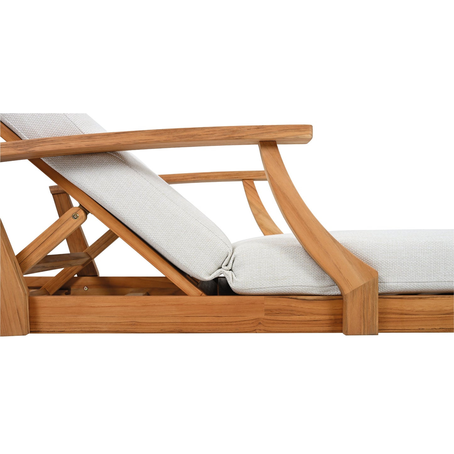 Martinique Teakwood Patio Chaise Lounge