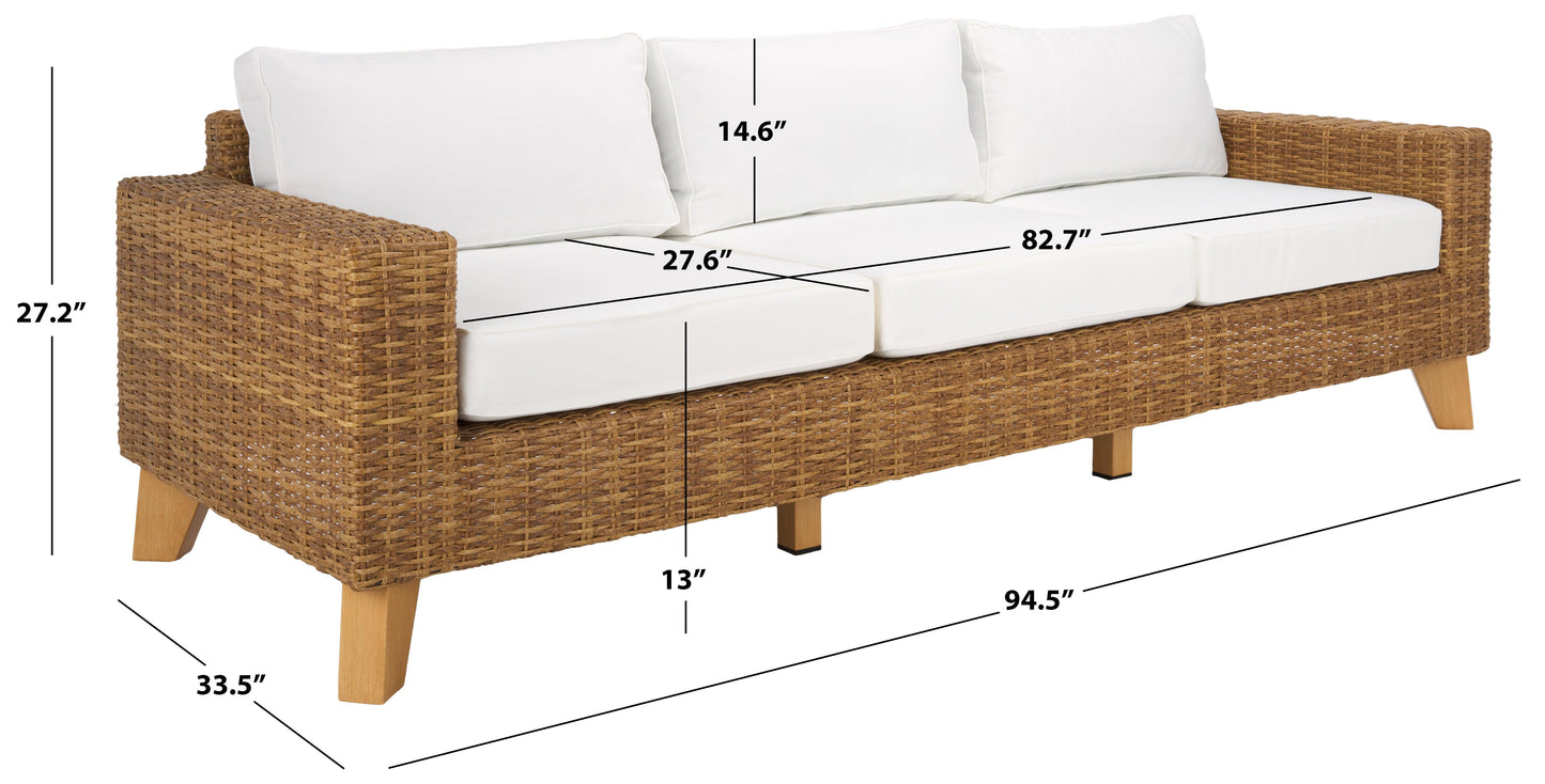 Margarita Wicker Patio Sofa