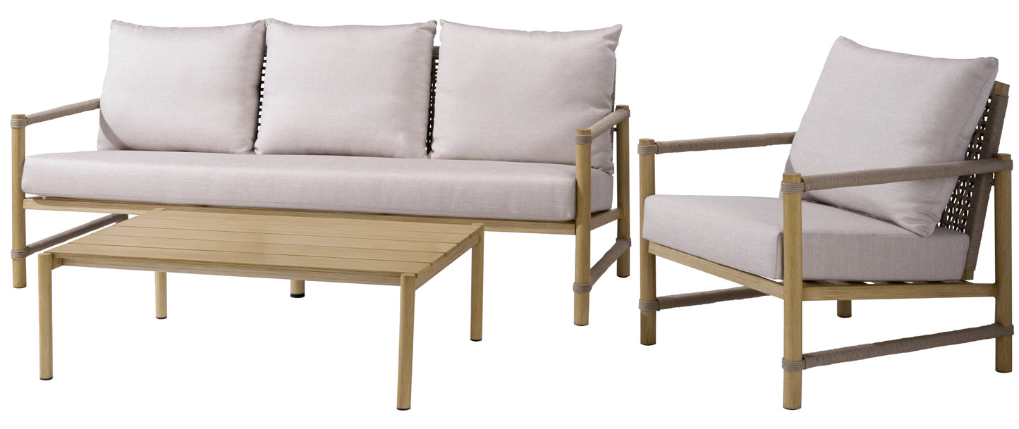 Dorianna Aluminum Patio Sofa