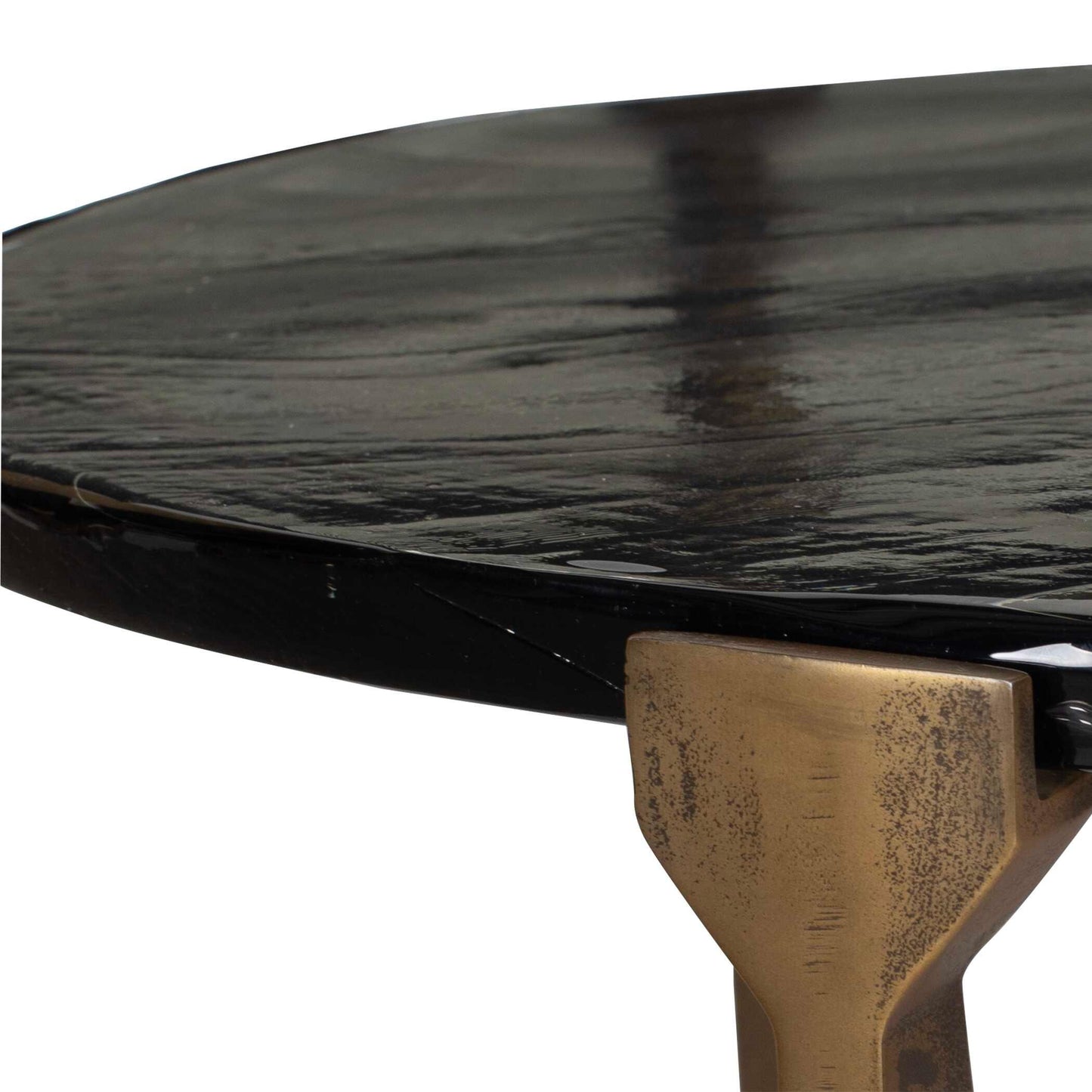 Bohdi Outdoor Brass Coffee Table