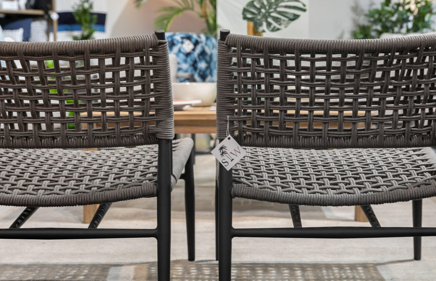 Grigio Cushionless Accent Chair