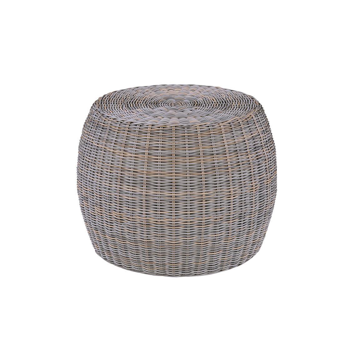 Ojai 24.5 Round Side Table W/Glass