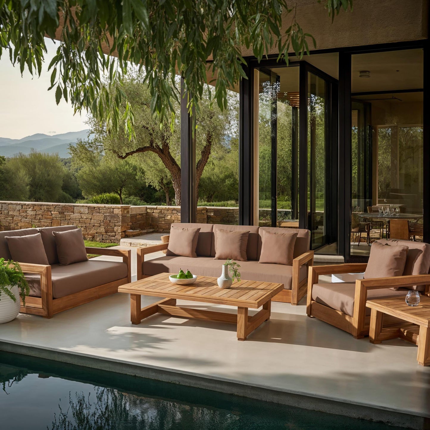 Montford Brazilian Teak Coffee Table/ Natural Teak