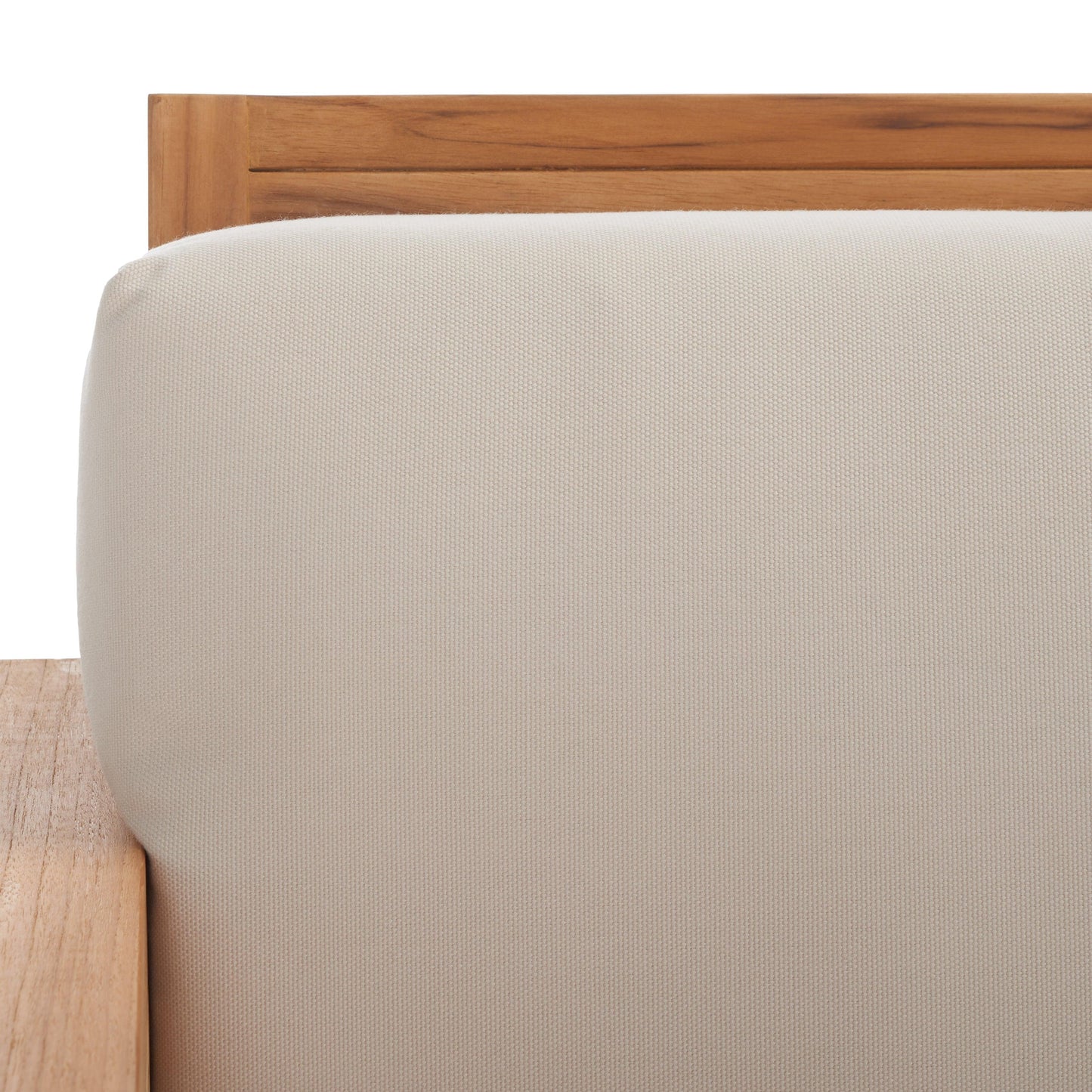 Guadeloupe Outdoor Brazilian Teak 3-Seat Sofa