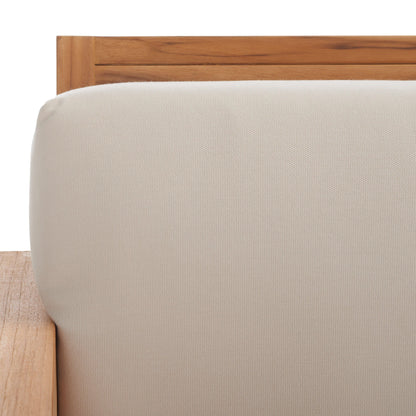 Guadeloupe Outdoor Brazilian Teak 3-Seat Sofa