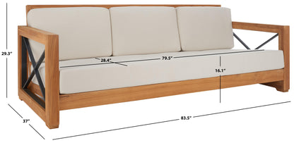 Andros Brazilian Teak Patio Sofa