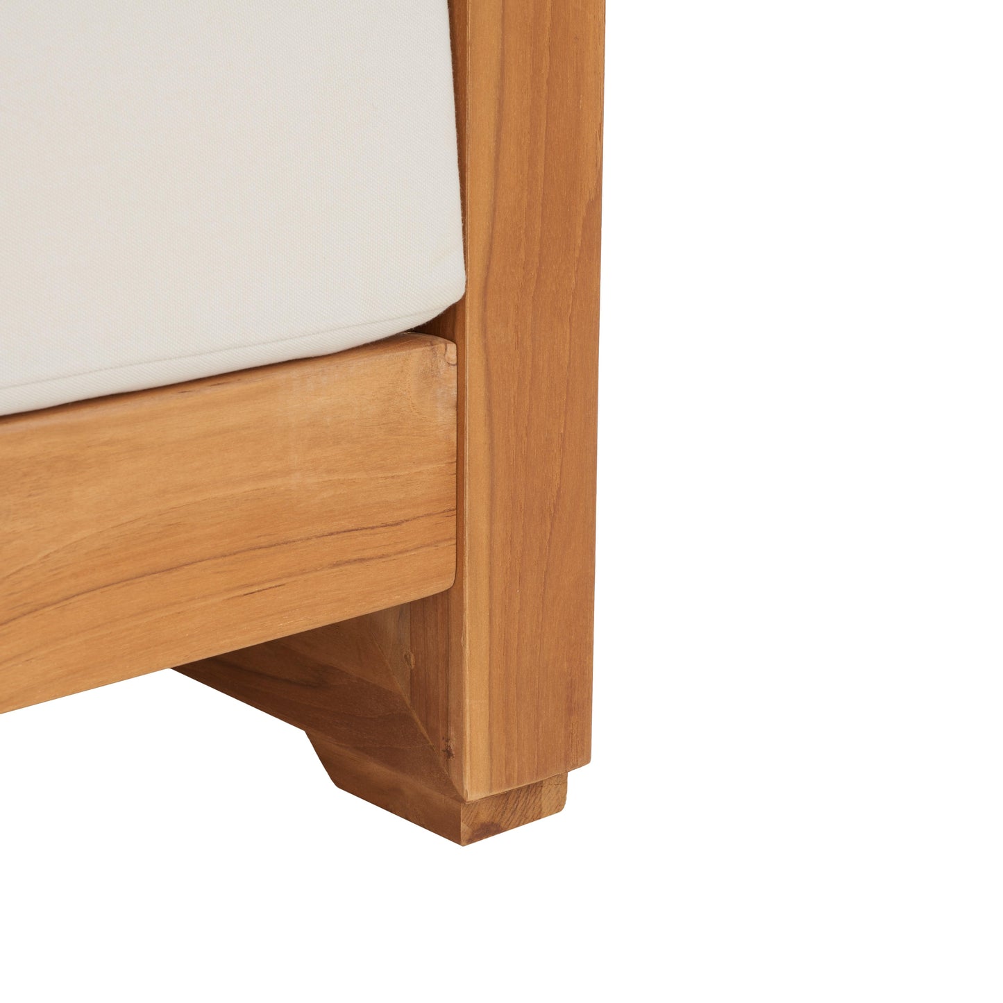 Andros Brazilian Teak Patio Sofa