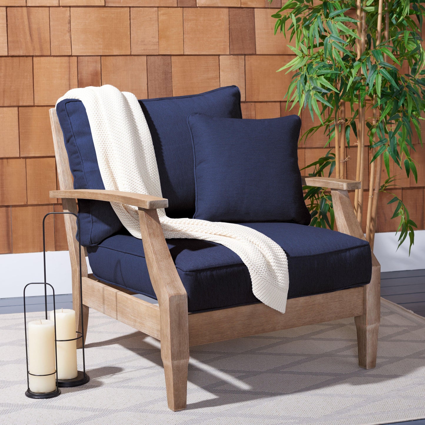Martinique Wood Patio Armchair