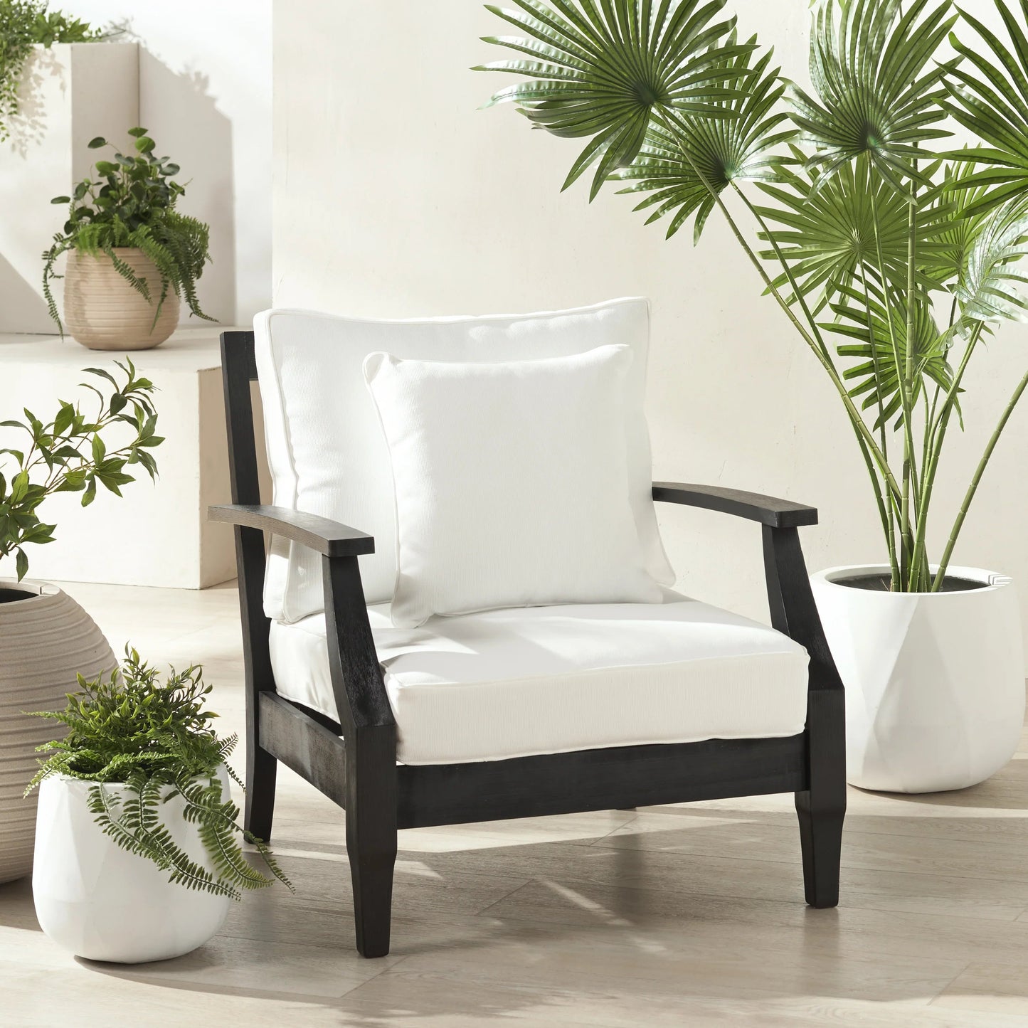 Martinique Wood Patio Armchair