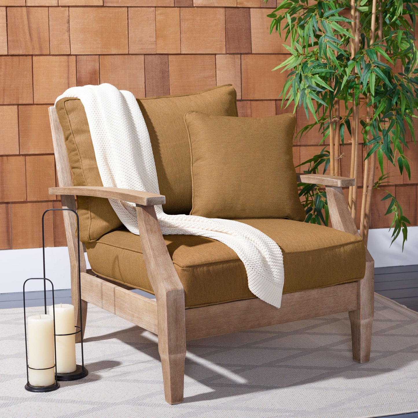 Martinique Wood Patio Armchair