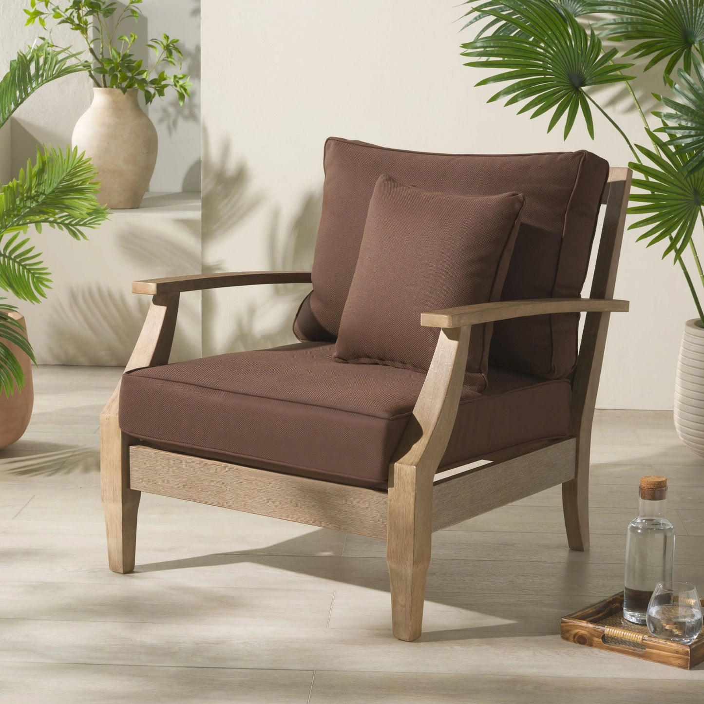 Martinique Wood Patio Armchair