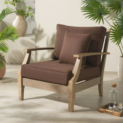 Martinique Wood Patio Armchair