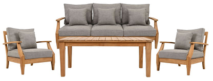 Martinique Teakwood Patio Sofa