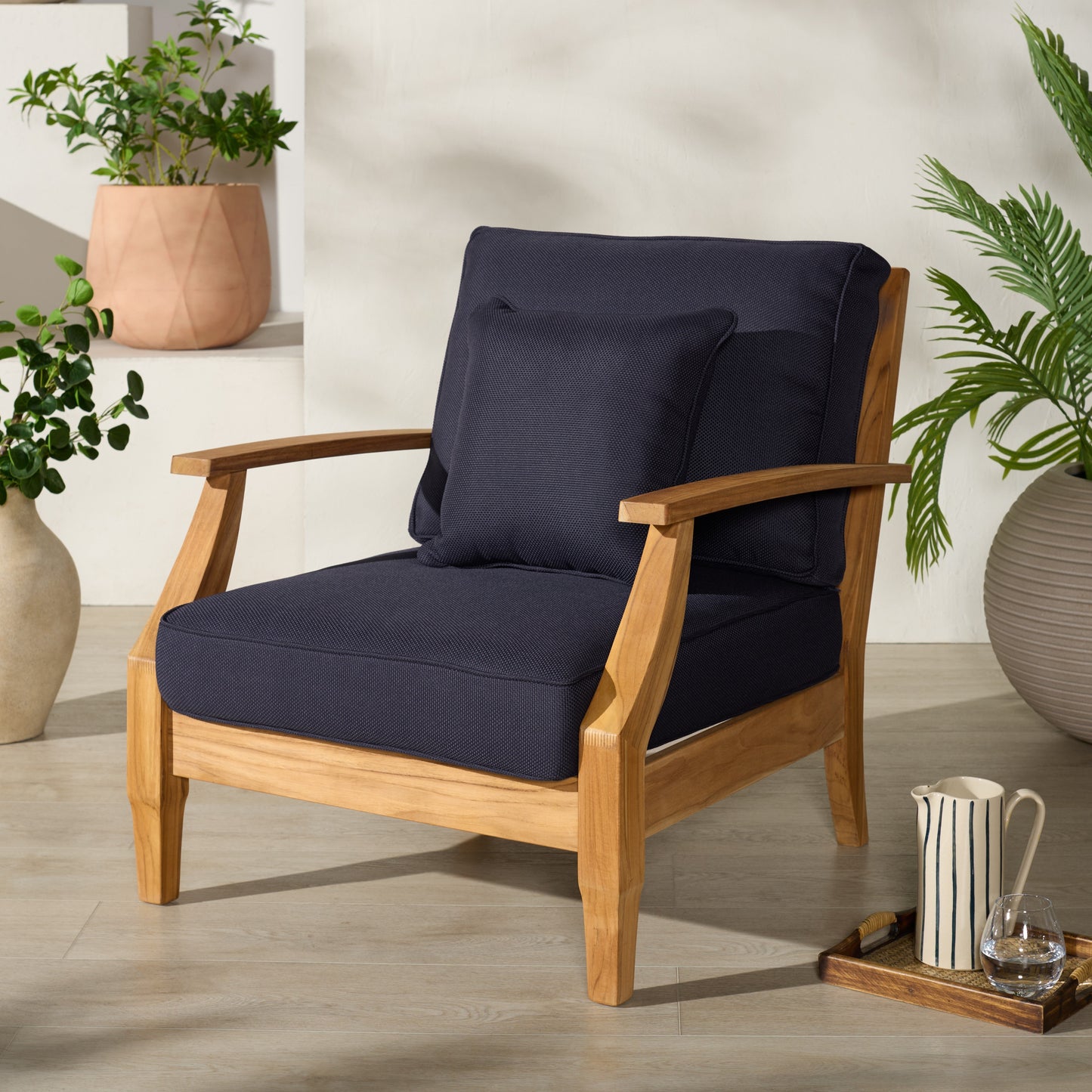 Martinique Teakwood Patio Armchair