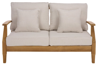 Martinique Teakwood Patio Loveseat