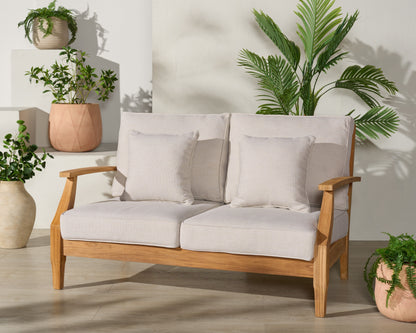 Martinique Teakwood Patio Loveseat