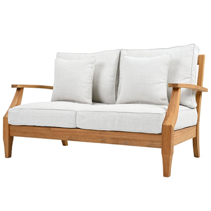 Martinique Teakwood Patio Loveseat