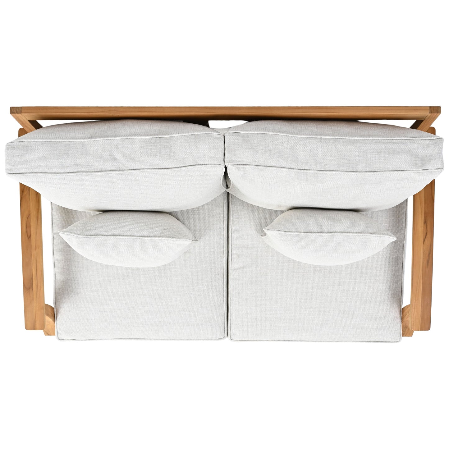 Martinique Teakwood Patio Loveseat