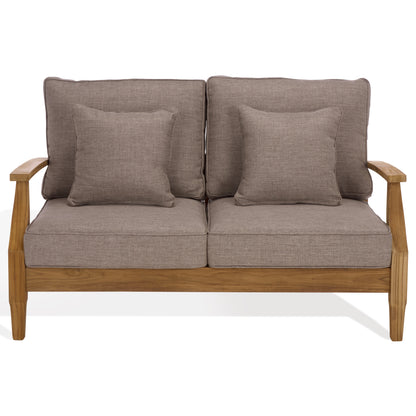 Martinique Teakwood Patio Loveseat
