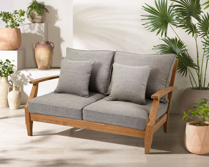 Martinique Teakwood Patio Loveseat