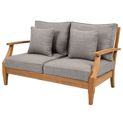 Martinique Teakwood Patio Loveseat