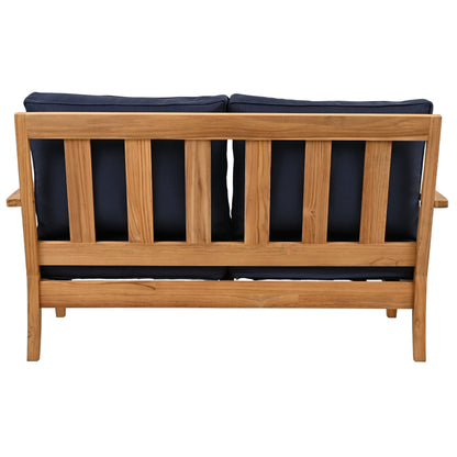Martinique Teakwood Patio Loveseat