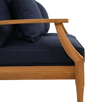 Martinique Teakwood Patio Loveseat