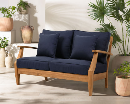 Martinique Teakwood Patio Loveseat