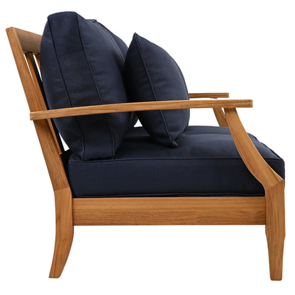 Martinique Teakwood Patio Loveseat