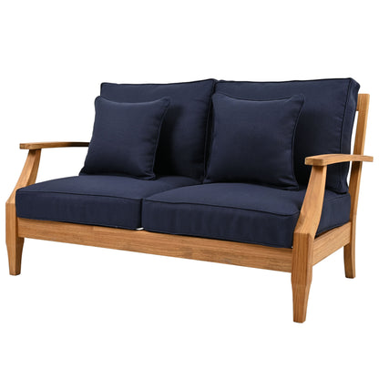 Martinique Teakwood Patio Loveseat