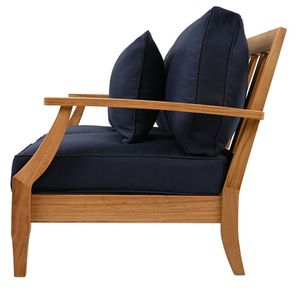 Martinique Teakwood Patio Loveseat