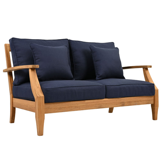 Martinique Teakwood Patio Loveseat