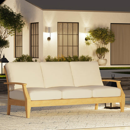 Martinique Wood Patio Sofa