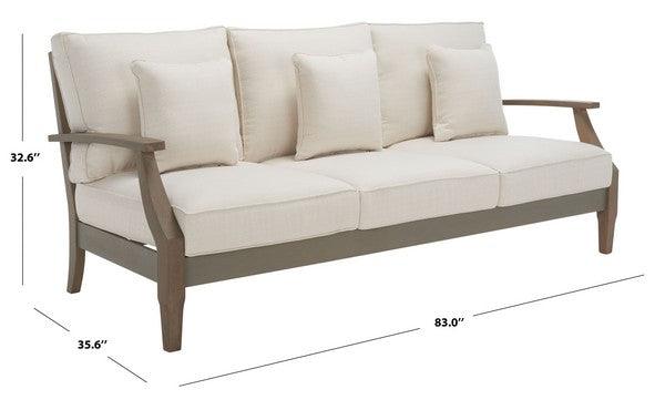 Martinique Wood Patio Sofa