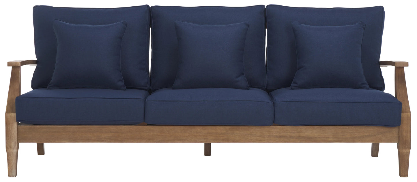 Martinique Wood Patio Sofa