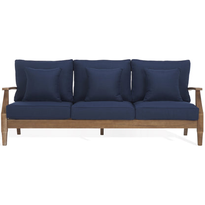 Martinique Wood Patio Sofa