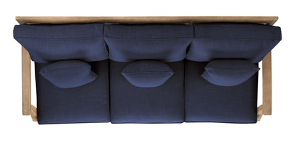 Martinique Wood Patio Sofa