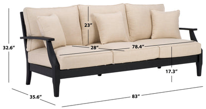 Martinique Wood Patio Sofa