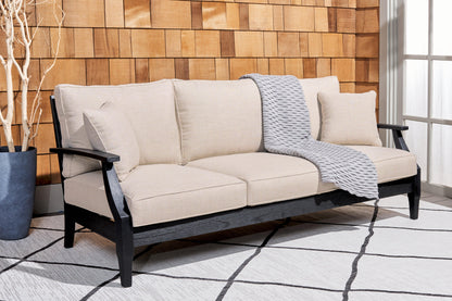 Martinique Wood Patio Sofa