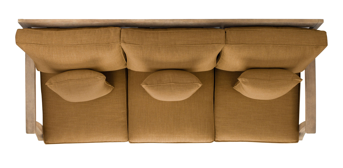 Martinique Wood Patio Sofa
