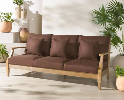 Martinique Wood Patio Sofa
