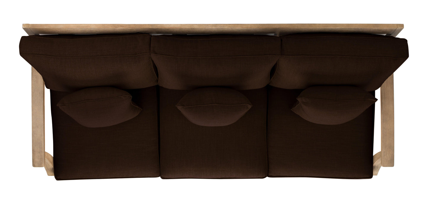 Martinique Wood Patio Sofa