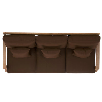 Martinique Wood Patio Sofa