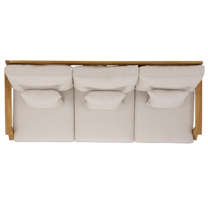 Martinique Teakwood Patio Sofa