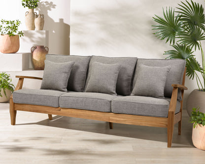 Martinique Teakwood Patio Sofa