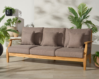 Martinique Teakwood Patio Sofa