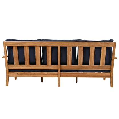 Martinique Teakwood Patio Sofa