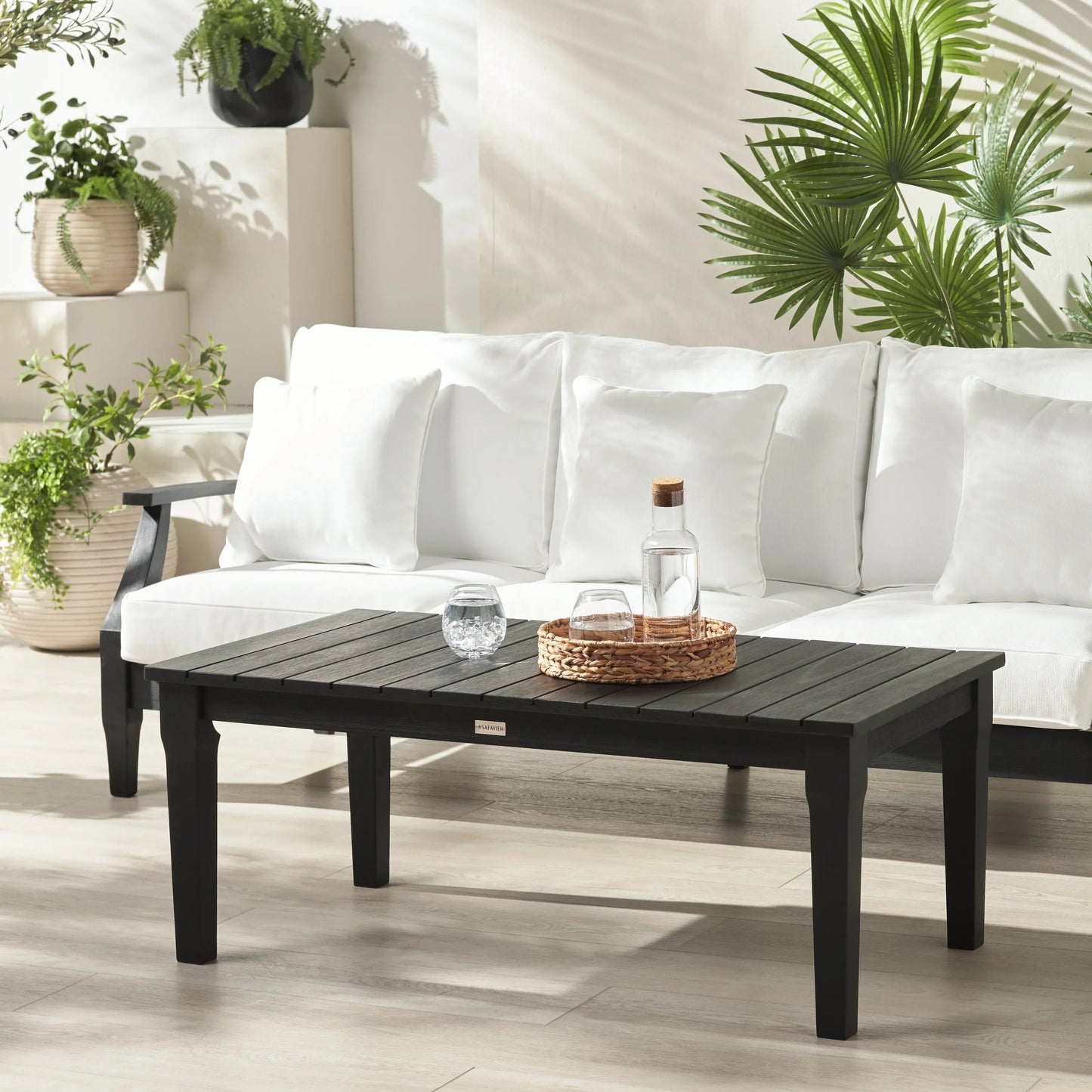 Martinique Wood Patio Coffee Table